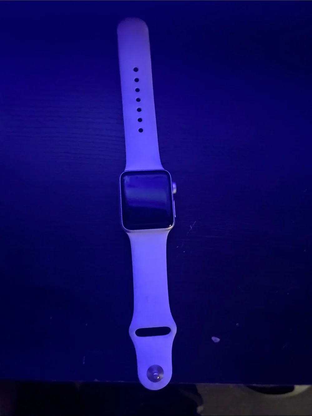 Apple White Smartwatch with Silicone Band